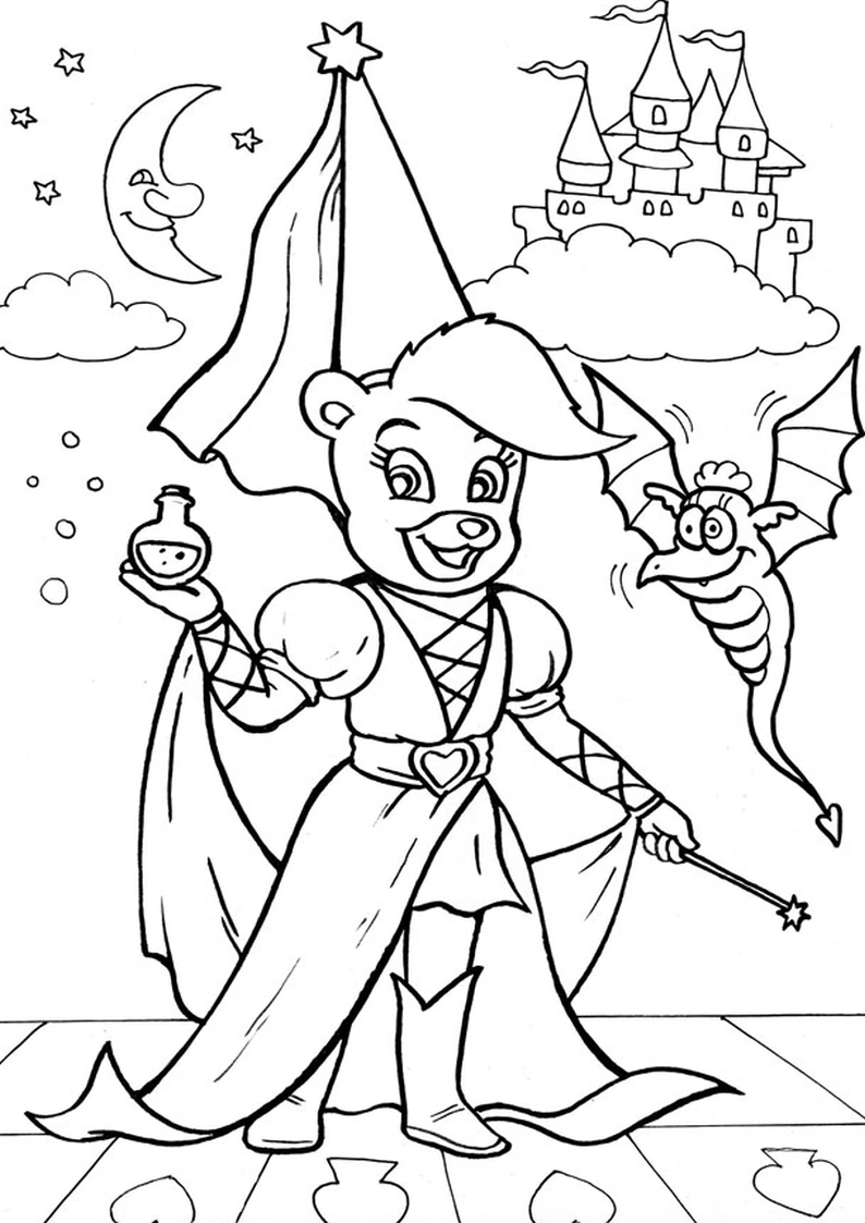 Coloring page Sani the princess